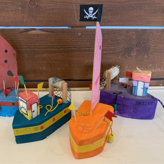 Petits visiteurs grandes découvertes - La Turballe - Atelier maquette de bateaux