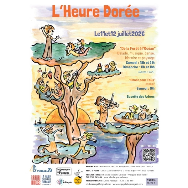 L'heure dorée - Festival en forêt de Pen Bron - © Cie La Tête la Première L'heure dorée - Festival en forêt de Pen Bron