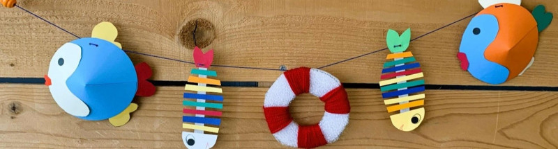 La Turballe - Au Gré des Vents - Atelier Guirlande de la mer 