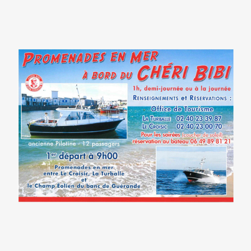 La Turballe - Chéri Bibi - Balade en mer - © Chéri Bibi La Turballe - Chéri Bibi - Balade en mer