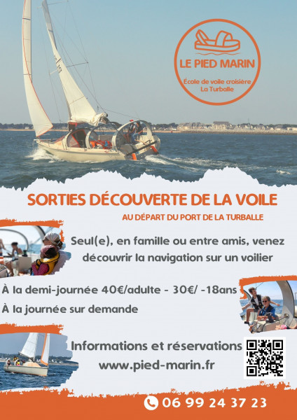 découverte de la voile - le-pied-marin-la-turballe