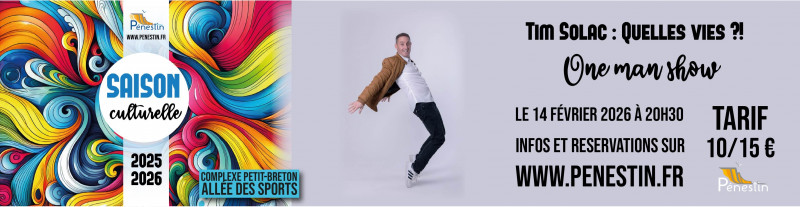 Pénestin - One man show - Tim Solac - © mairie Pénestin Pénestin - One man show - Tim Solac